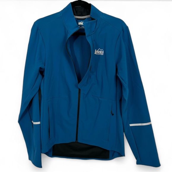 REI Co-op Junction Hybrid Cycling Jacket Rain Mountain Bike Softshell‎ Size S - Picture 3 of 8